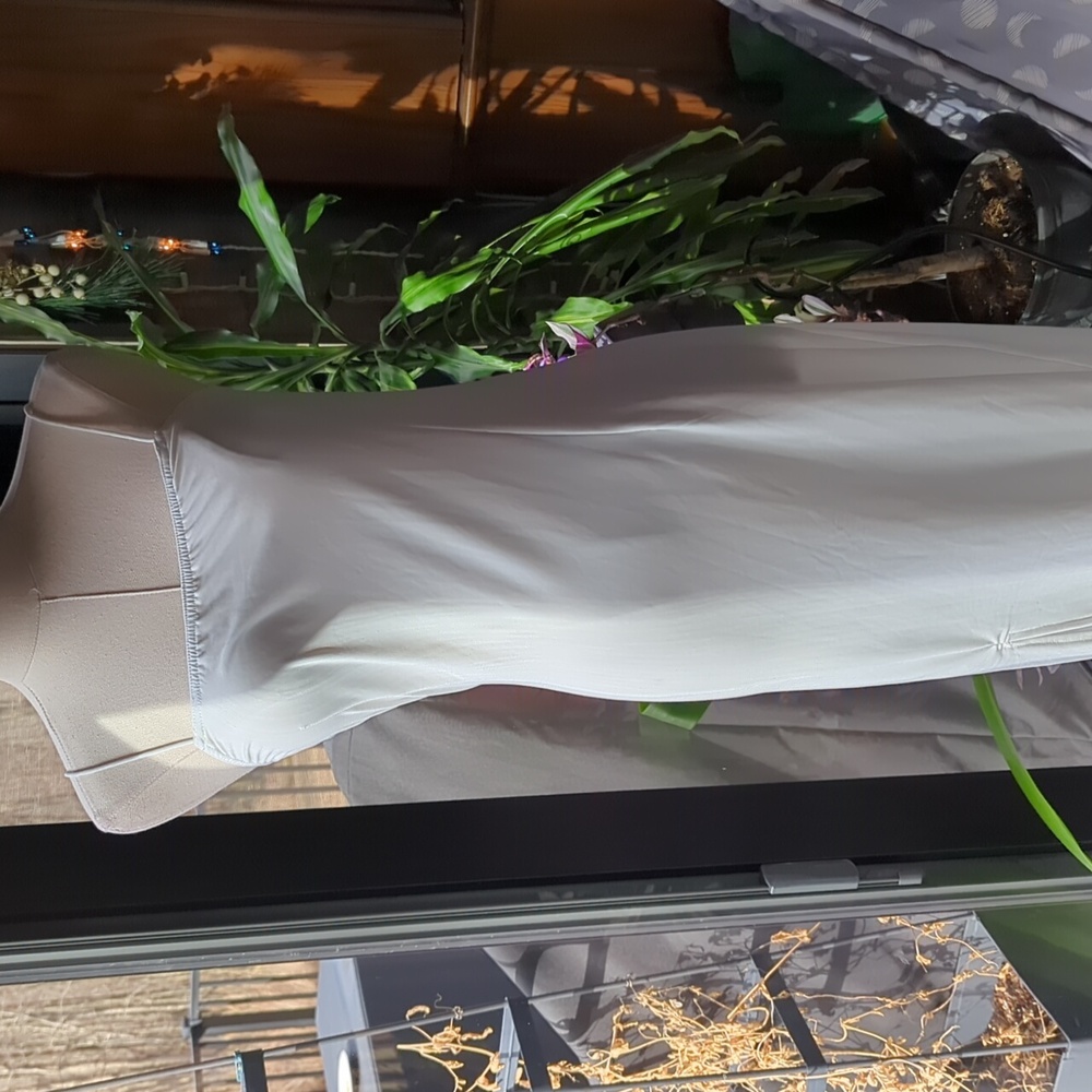 White Sleeveless Maxi Dress size M